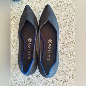 Rothy’s The Point, black, size 8